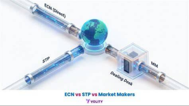 Perbedaan Broker ECN, STP, dan Market Maker